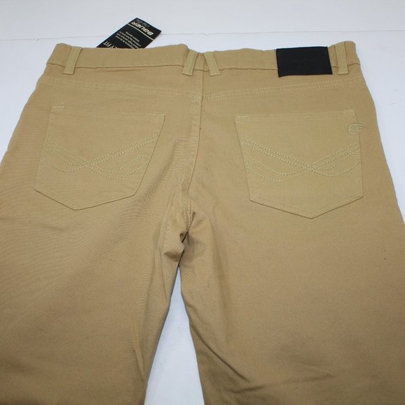 Bauer Chip Foster Slim Hockey NWT Men's 34 x 34 Khaki 5 Pocket Stretch Jeans - Picture 5 of 13